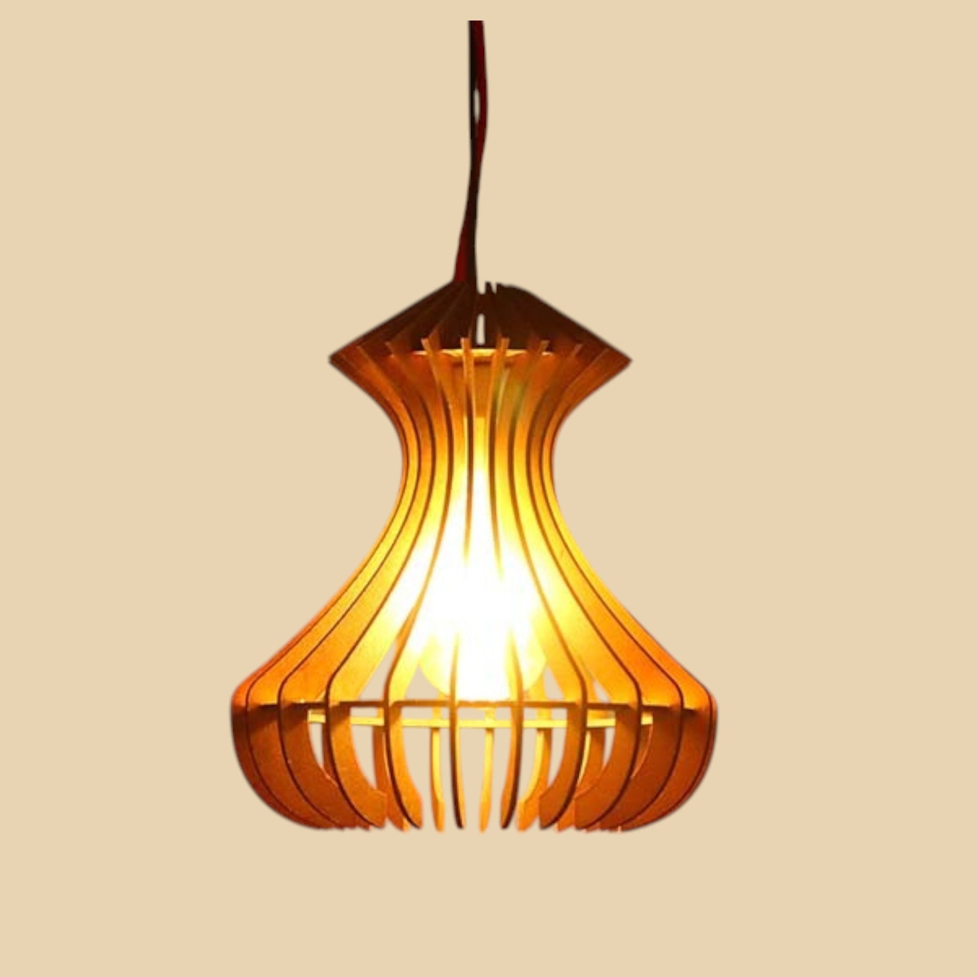Suspension Lumineuse “Épure” – Design naturel et chaleureux CREAFAMAX