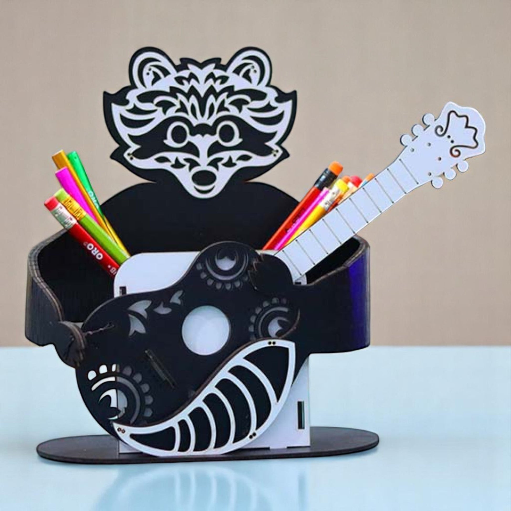 Pot à crayons "Raton Rockeur" CREAFAMAX
