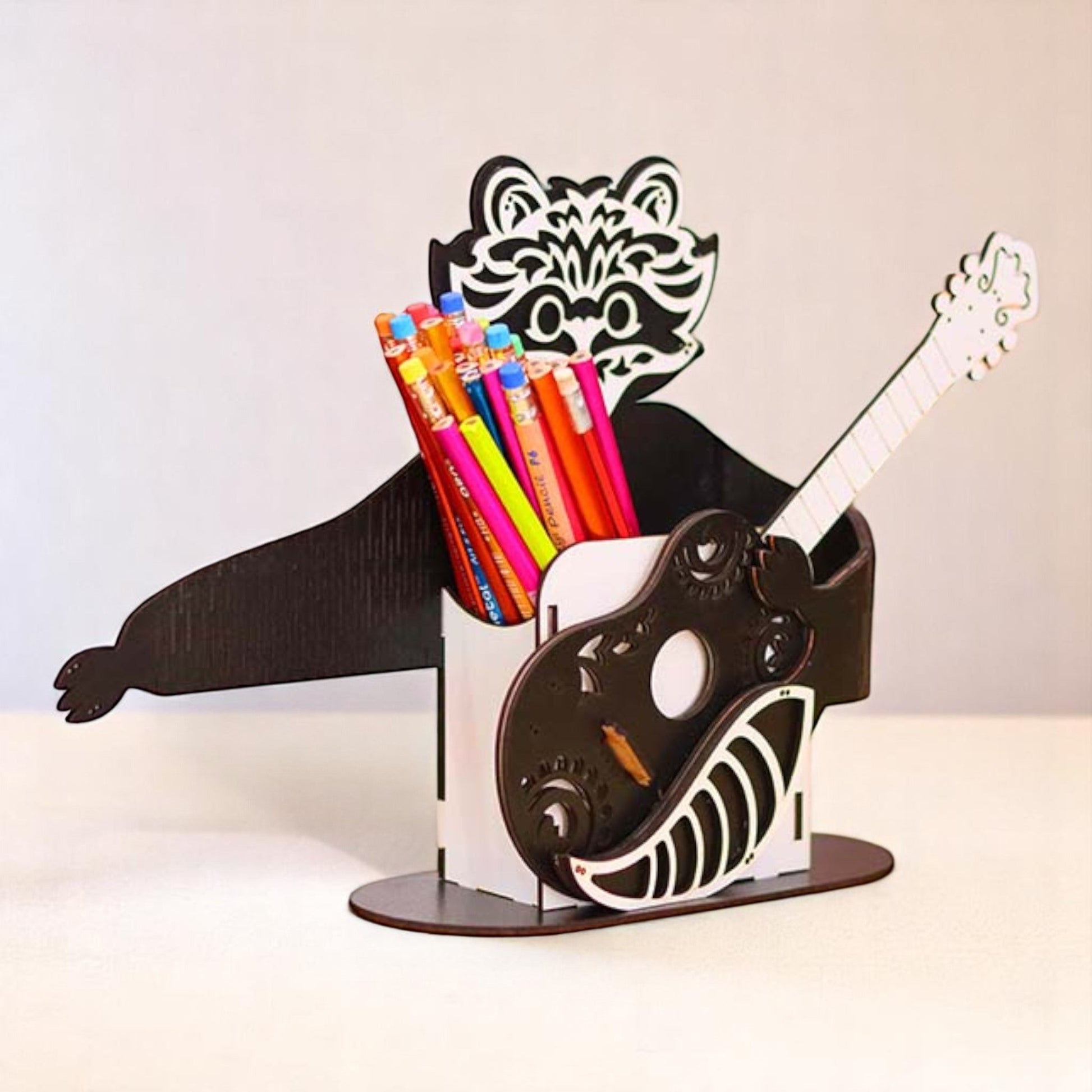 Pot à crayons "Raton Rockeur" CREAFAMAX