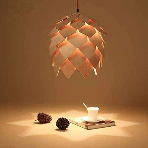 Lueur de Pin – Suspension bois design ajouré CREAFAMAX
