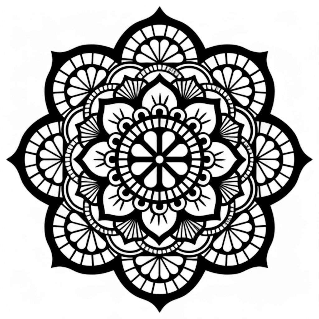 Mandala "Soleil Doré" CREAFAMAX