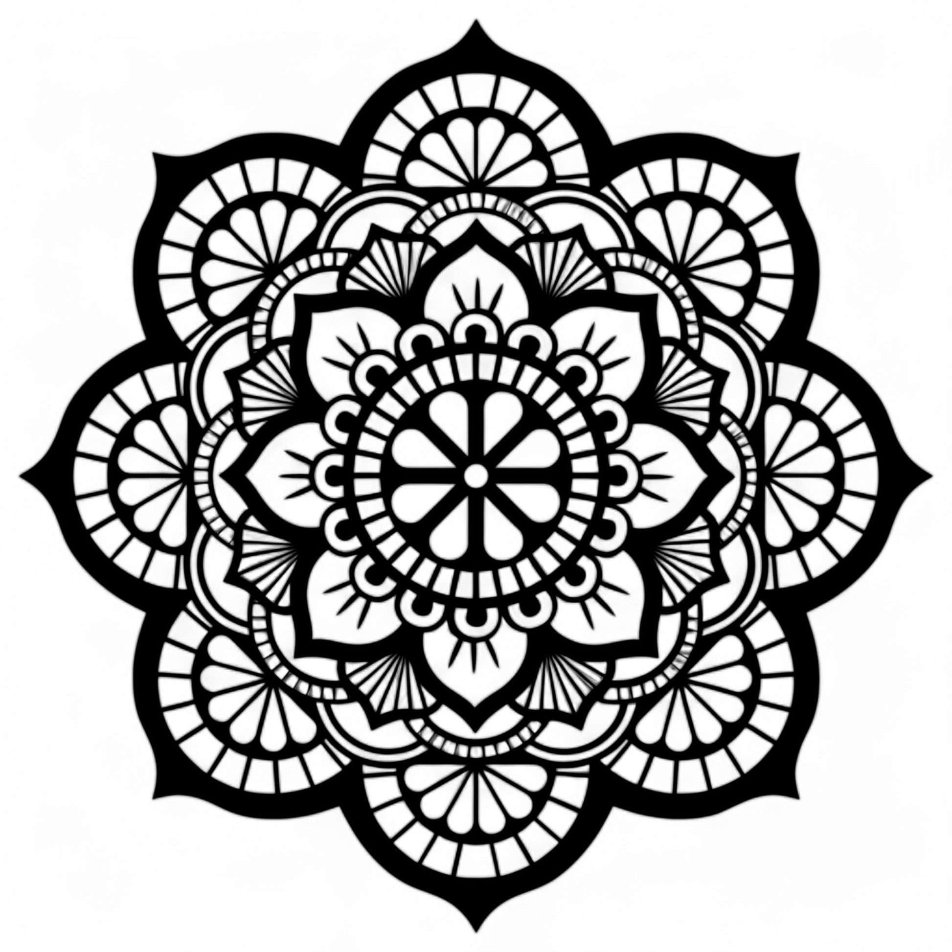 Mandala "Soleil Doré" CREAFAMAX