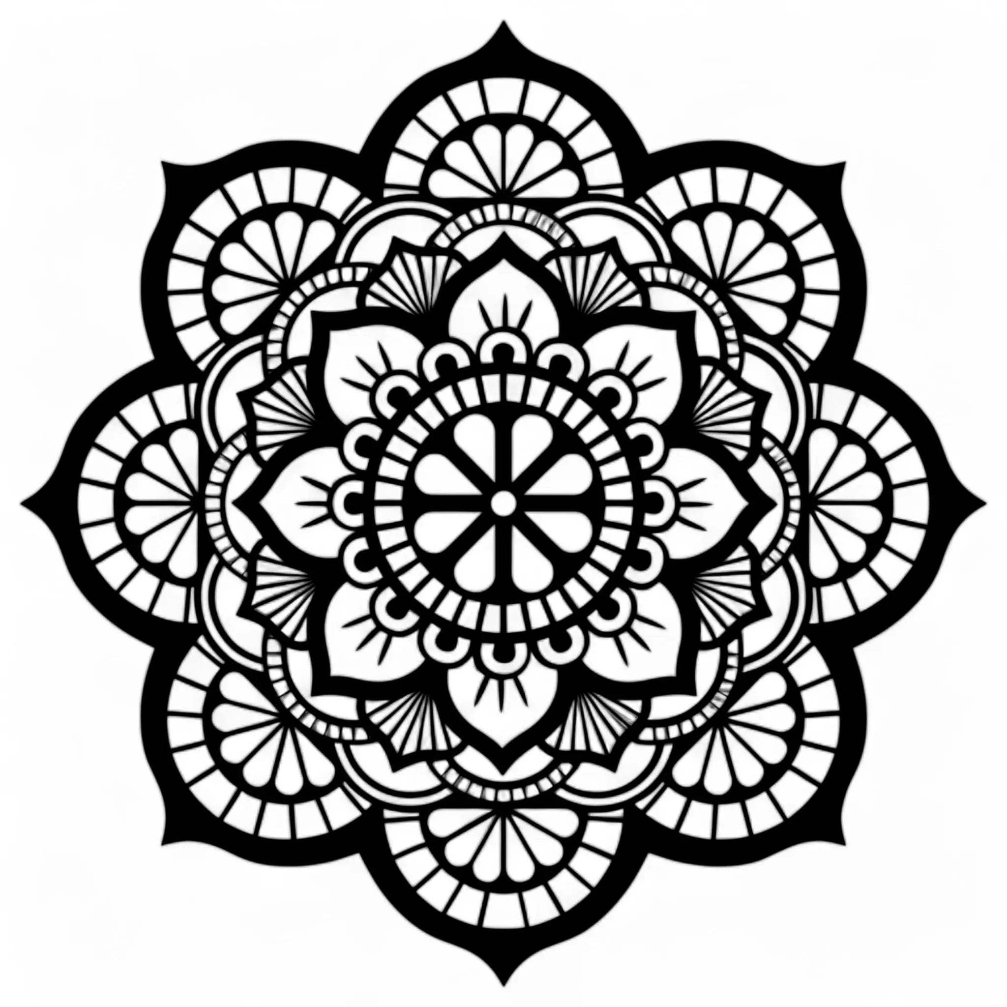 Mandala "Soleil Doré" CREAFAMAX