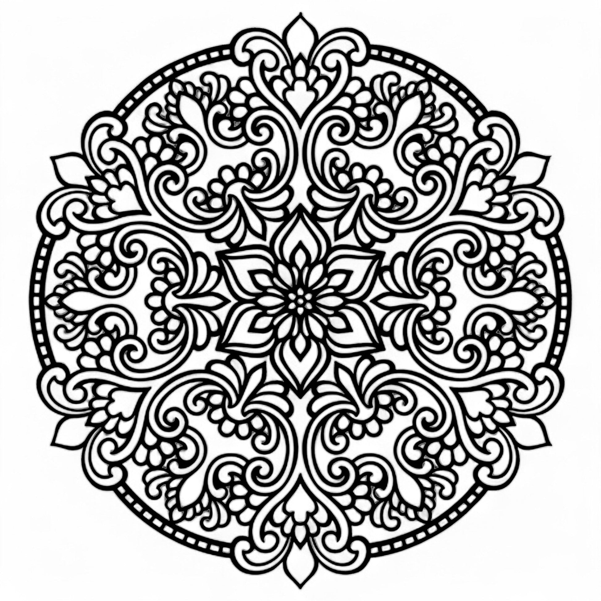 Mandala "Fleur d’Équilibre" CREAFAMAX