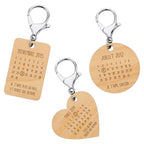 Porte-clé "Date & Message" CREAFAMAX