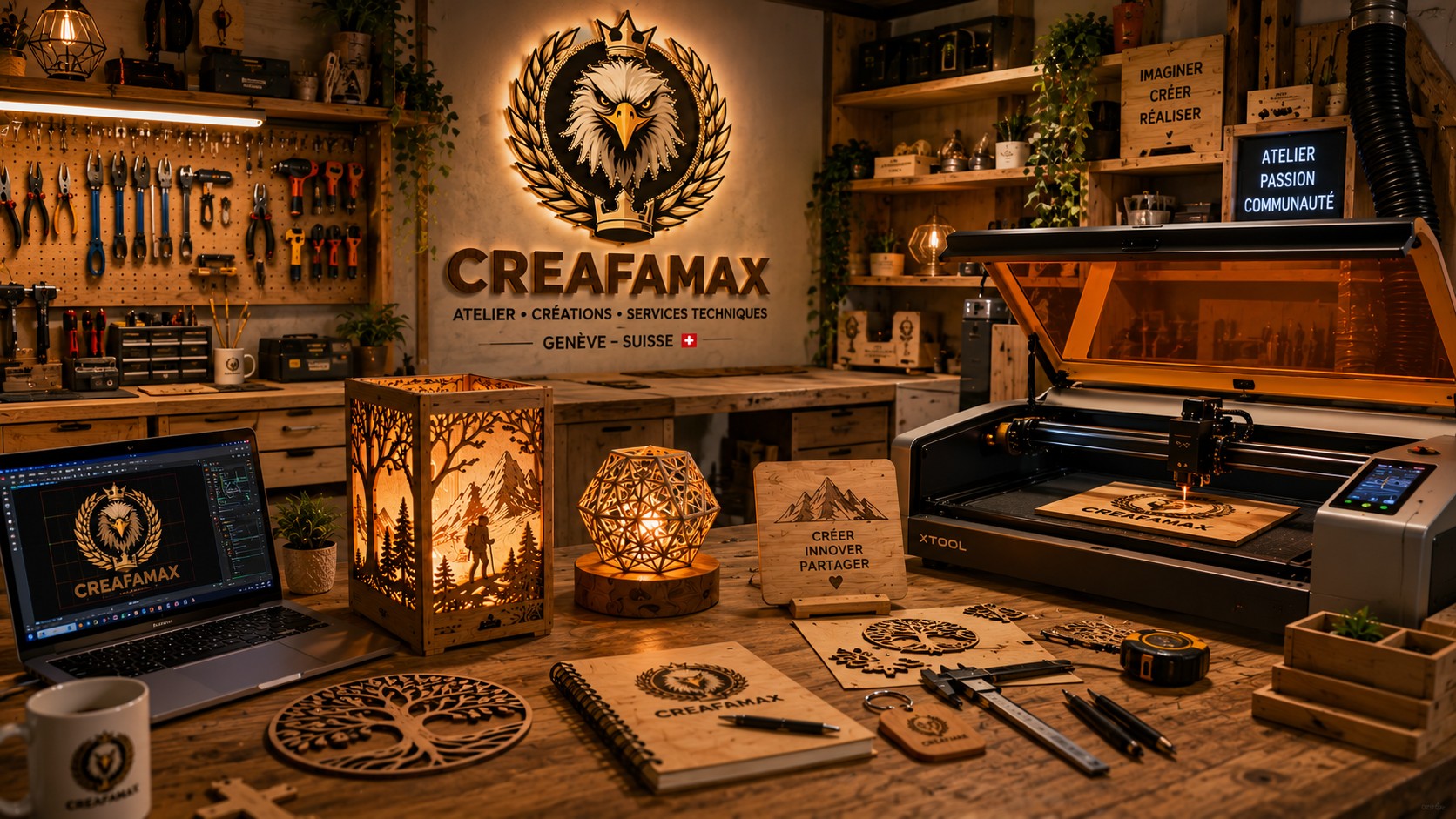 Savoir-faire CREAFAMAX créations personnalisées et travail artisanal