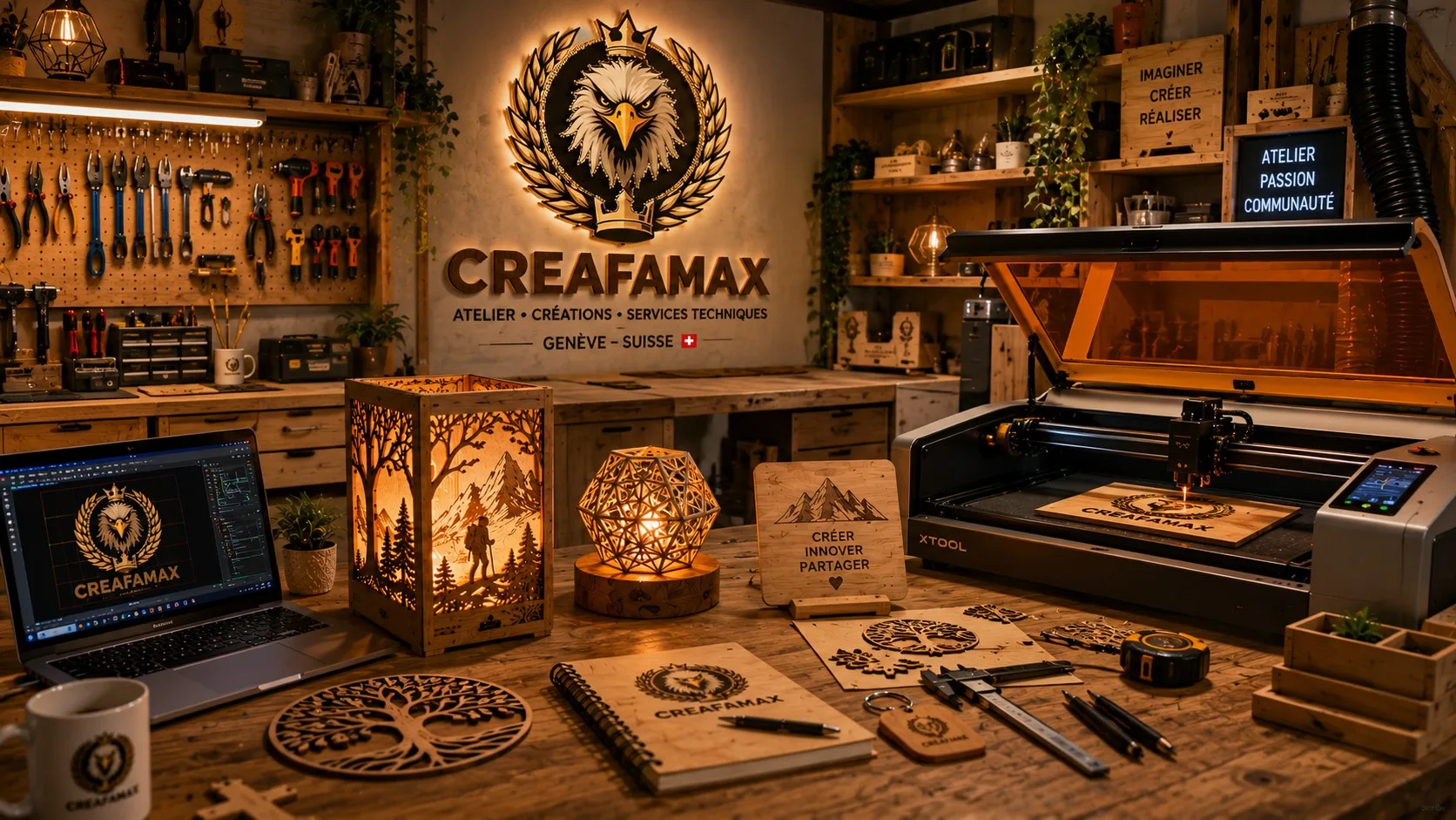 Savoir-faire CREAFAMAX créations personnalisées et travail artisanal