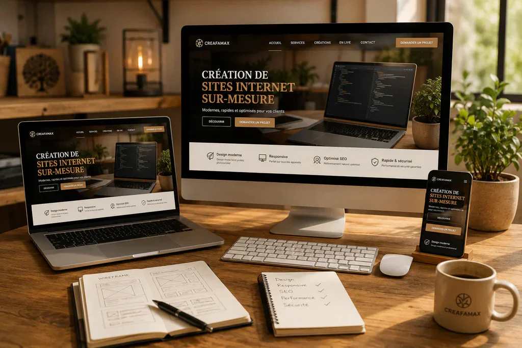 Création de sites internet pour indépendants et petites structures